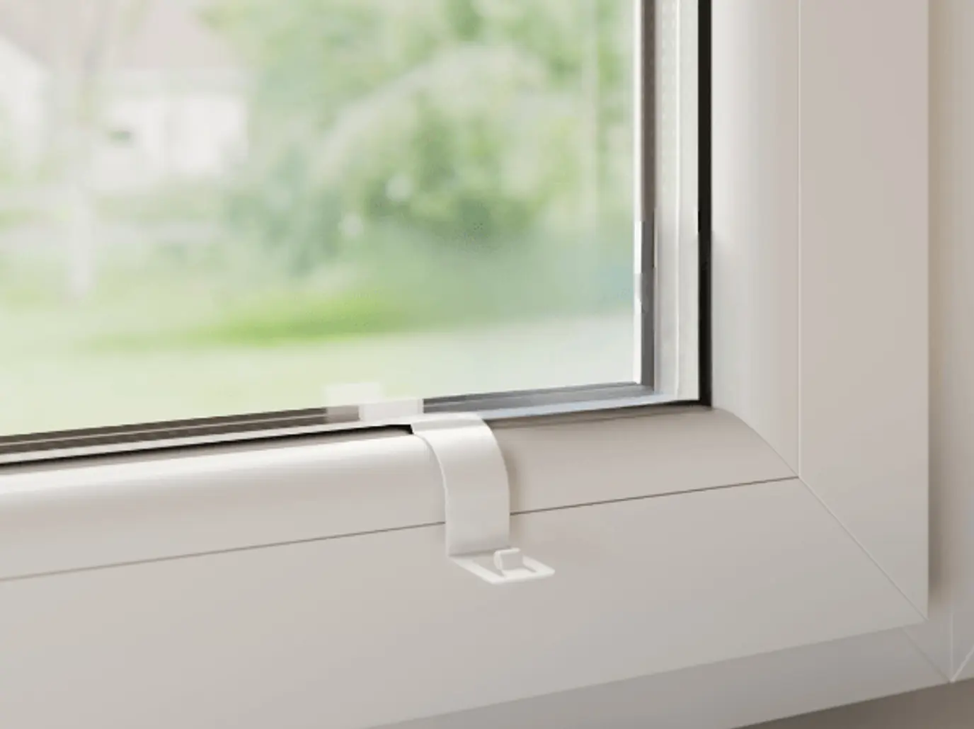 perfect fit shutter bracket in window