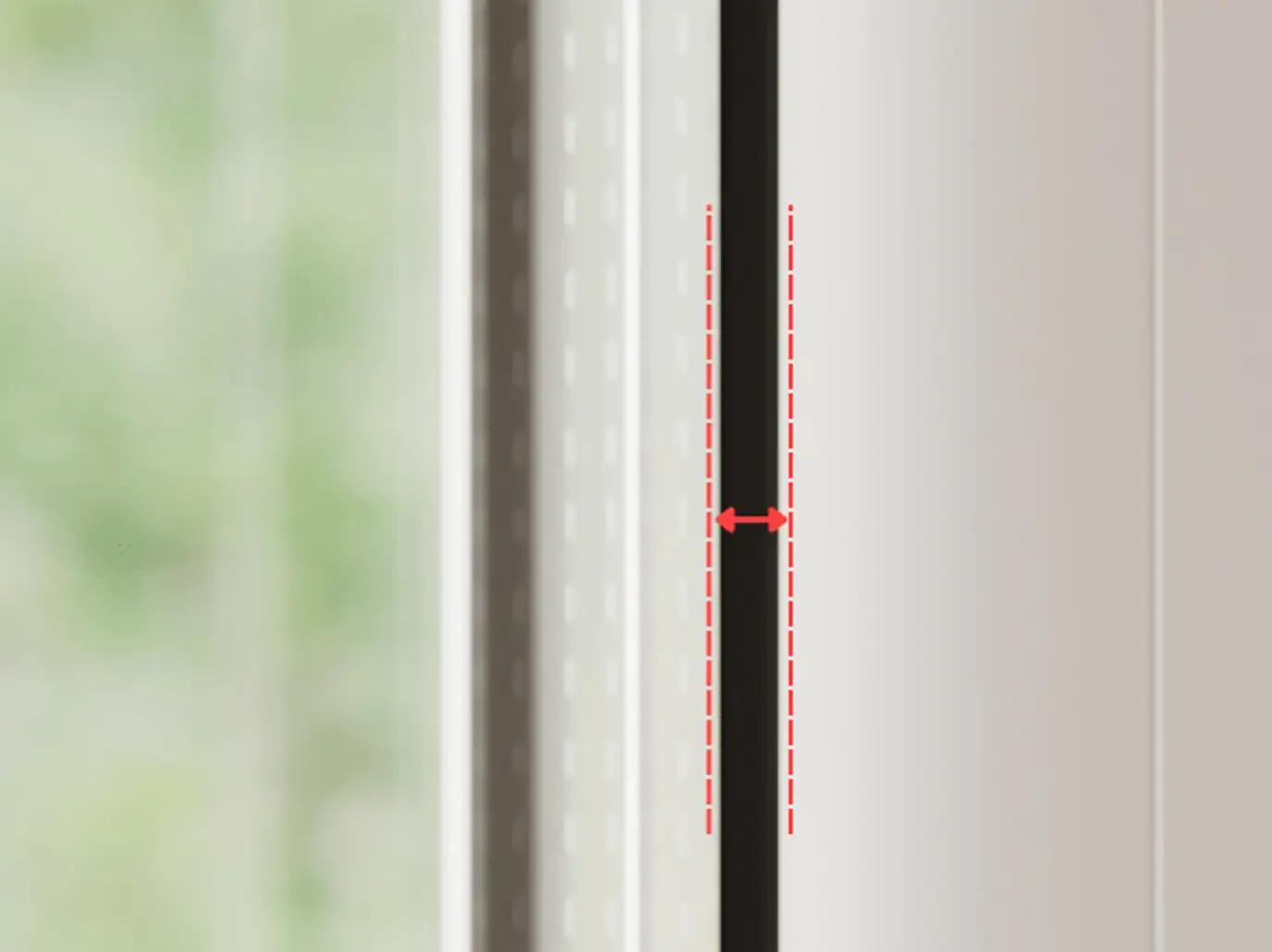 checking seal depth for perfect fit shutters