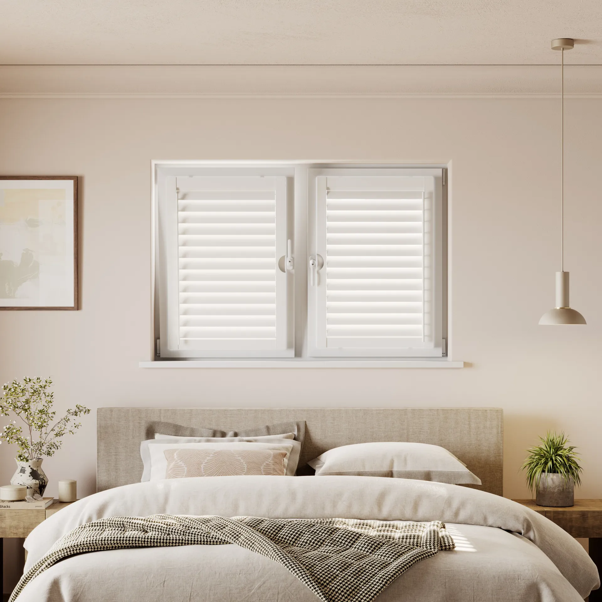 Perfectfit Full Height Window Open Cotton White