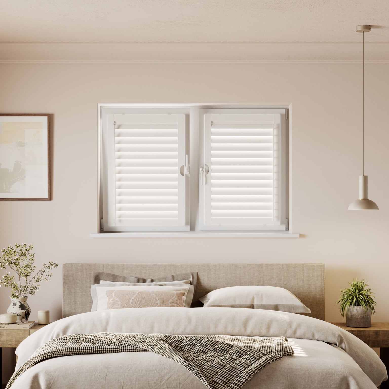 Perfectfit Full Height Window Open Cotton White
