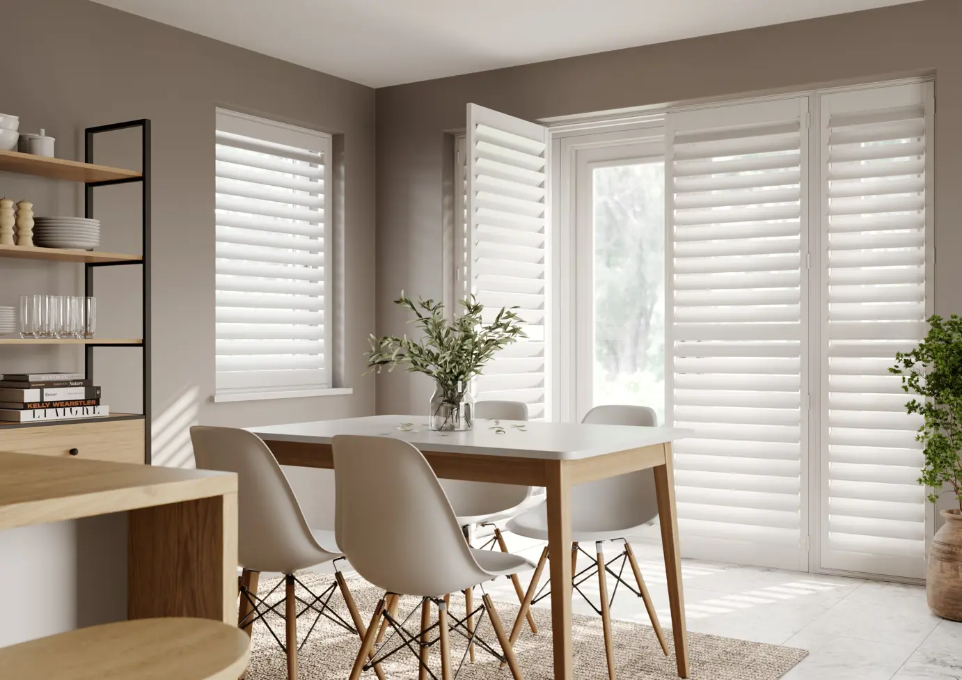 French & Patio Door Shutters California Shutters